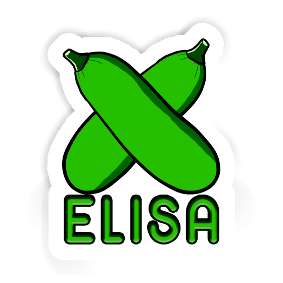 Sticker Zucchini Elisa Laptop Image