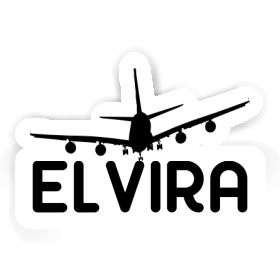 Flugzeug Sticker Elvira Image