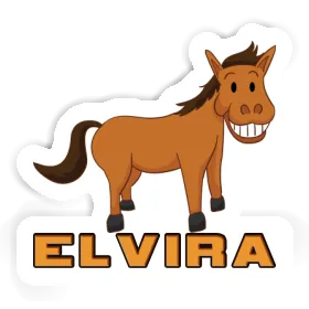 Aufkleber Elvira Pferd Image