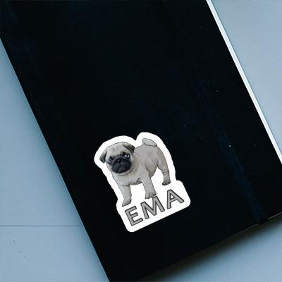 Sticker Ema Pug Image