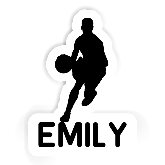 Emily Sticker Basketball Player Laptop Image