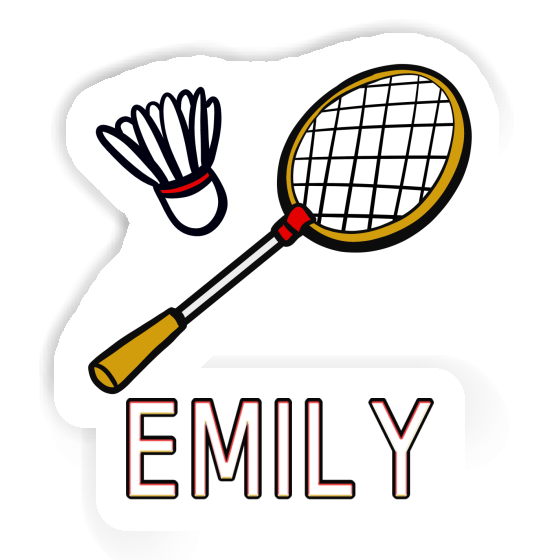 Sticker Badminton Racket Emily Notebook Sticker Badminton Racket Emily Gift package Image
