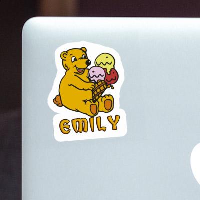 Emily Sticker Ice Cream Bear Notebook Emily Sticker Ice Cream Bear Gift package Image