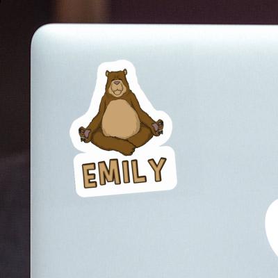 Aufkleber Emily Yoga-Bär Notebook Aufkleber Emily Yoga-Bär Gift package Image