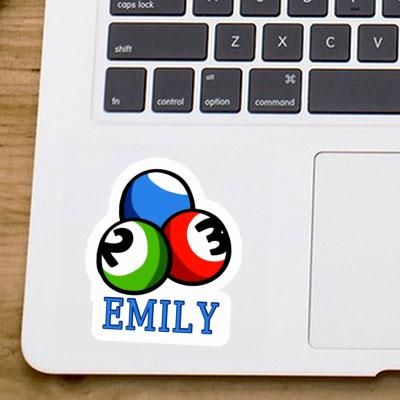 Boule de billard Autocollant Emily Laptop Boule de billard Autocollant Emily Laptop Image