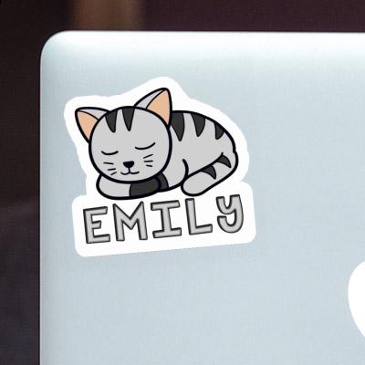 Cat Sticker Emily Notebook Cat Sticker Emily Gift package Image