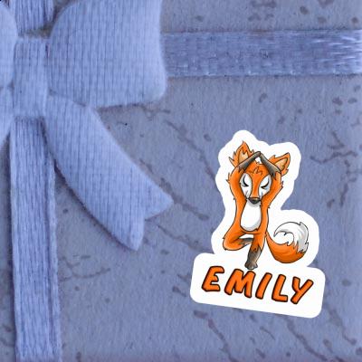 Emily Autocollant Yoga Renard Notebook Emily Autocollant Yoga Renard Gift package Image