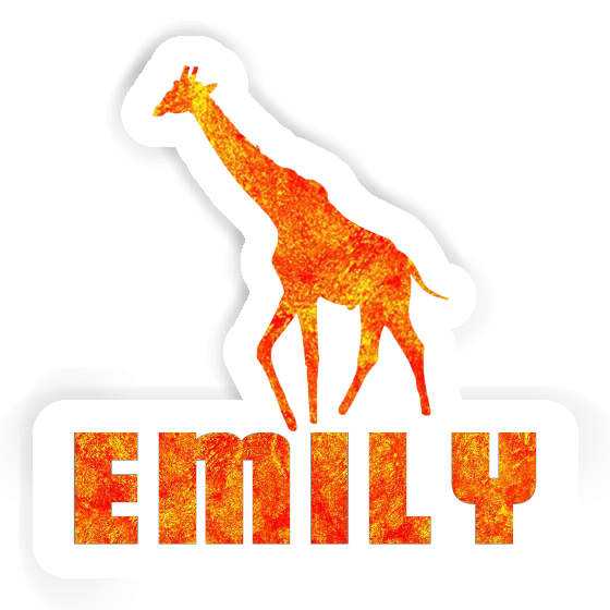 Girafe Autocollant Emily Laptop Image