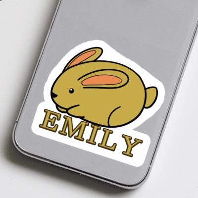 Emily Autocollant Lapin Laptop Image