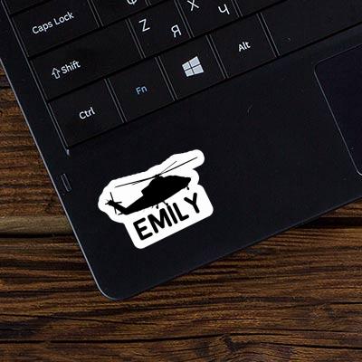Helicopter Sticker Emily Notebook Helicopter Sticker Emily Gift package Image