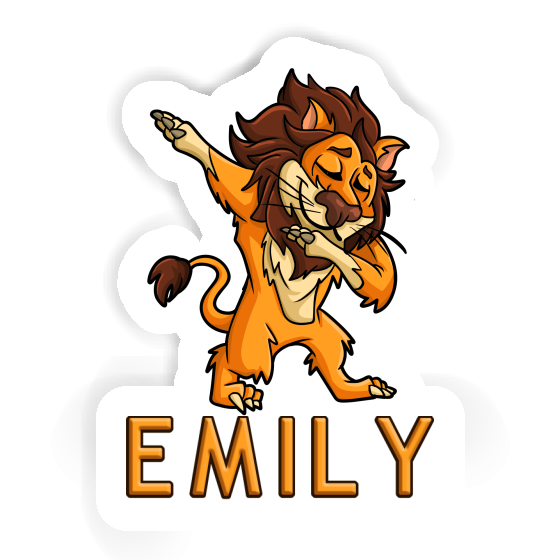 Sticker Dabbing Lion Emily Notebook Sticker Dabbing Lion Emily Notebook Image