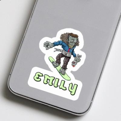 Emily Sticker Boarder Notebook Emily Sticker Boarder Gift package Image