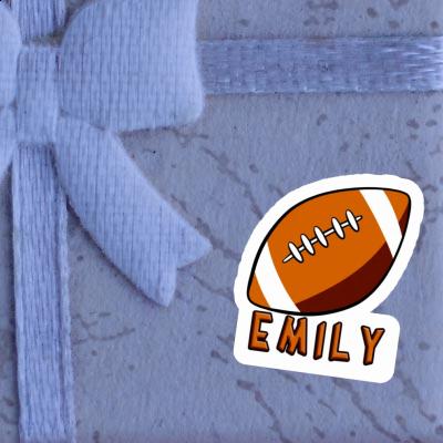 Sticker Emily Rugby Ball Notebook Sticker Emily Rugby Ball Gift package Image