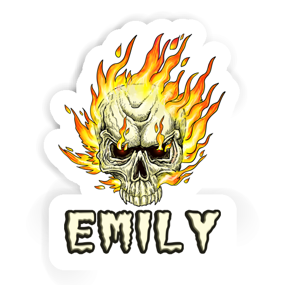 Emily Sticker Skull Notebook Emily Sticker Skull Notebook Image