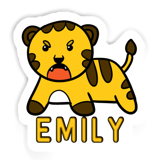 Sticker Baby Tiger Emily Notebook Sticker Baby Tiger Emily Gift package Image