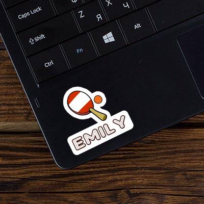 Sticker Emily Table Tennis Racket Notebook Sticker Emily Table Tennis Racket Notebook Image