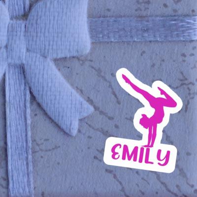Emily Sticker Yoga Woman Emily Sticker Yoga Woman Image