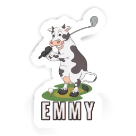 Golf Cow Sticker Emmy Image