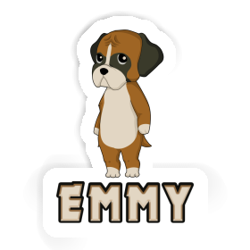 Emmy Sticker Boxer Image