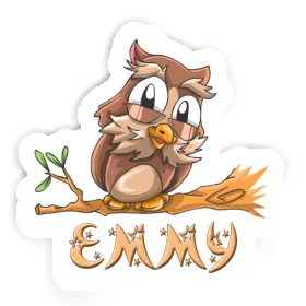 Emmy Aufkleber Eule Image
