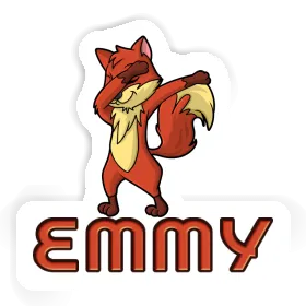 Dabbing Fox Sticker Emmy Image