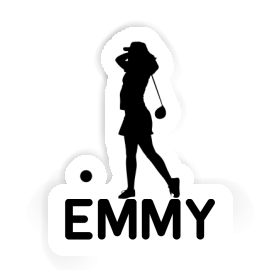 Sticker Emmy Golfer Image