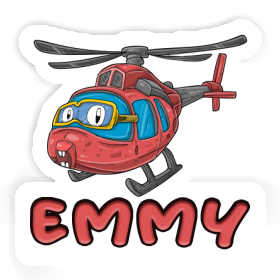 Hélico Autocollant Emmy Image