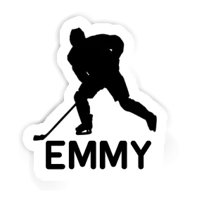 Eishockeyspieler Aufkleber Emmy Image