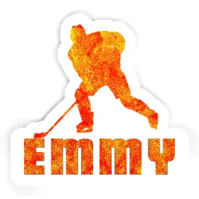 Eishockeyspieler Sticker Emmy Image