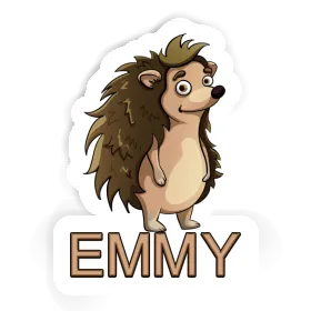 Emmy Sticker Standing Hedgehog Image