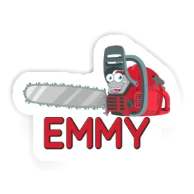 Emmy Sticker Chainsaw Image