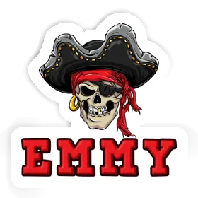 Pirate-Skull Sticker Emmy Image
