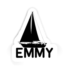 Sticker Emmy Sailboat Image