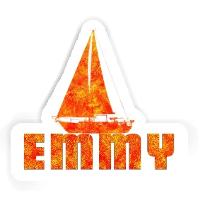 Emmy Sticker Sailboat Image