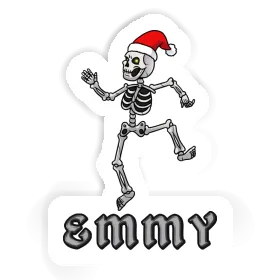 Christmas Skeleton Sticker Emmy Image