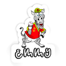 Zebra Sticker Emmy Image