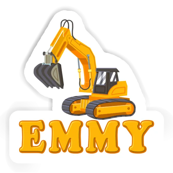 Aufkleber Emmy Bagger Notebook Image