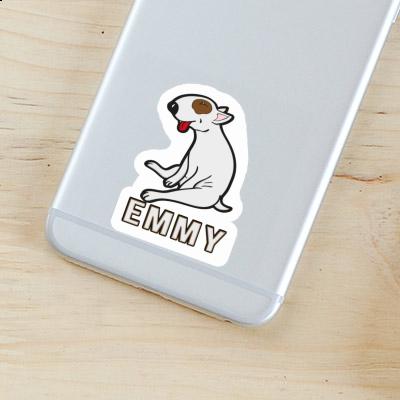 Emmy Sticker Bull Terrier Notebook Emmy Sticker Bull Terrier Gift package Image