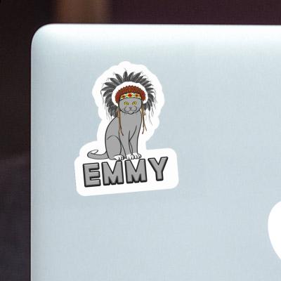 Indianer-Katze Sticker Emmy Laptop Indianer-Katze Sticker Emmy Laptop Image
