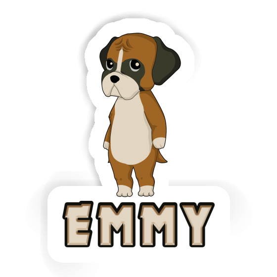 Aufkleber Boxer Emmy Image