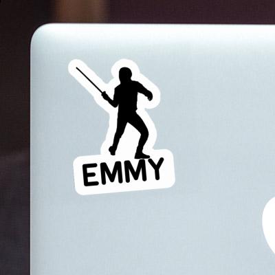 Emmy Sticker Fencer Laptop Emmy Sticker Fencer Laptop Image