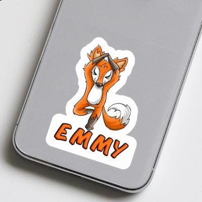 Sticker Emmy Yoga Fox Sticker Emmy Yoga Fox Image