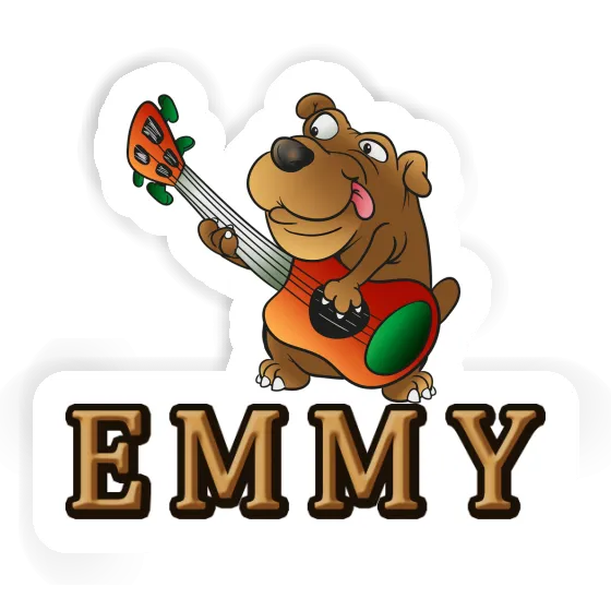 Sticker Emmy Guitar Dog Notebook Sticker Emmy Guitar Dog Gift package Image
