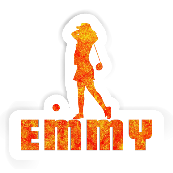 Sticker Golfer Emmy Notebook Sticker Golfer Emmy Gift package Image
