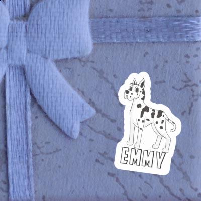 Great Dane Sticker Emmy Notebook Great Dane Sticker Emmy Notebook Image