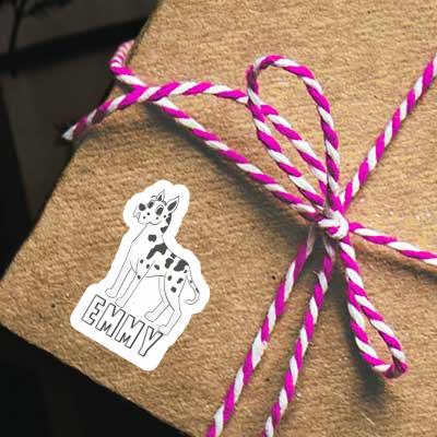 Autocollant Grand Danois Emmy Gift package Image