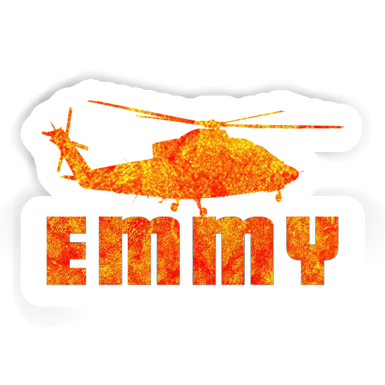 Sticker Helicopter Emmy Notebook Sticker Helicopter Emmy Gift package Image