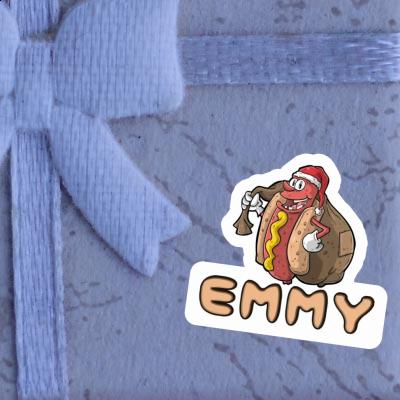 Autocollant Emmy Hot-dog de Noël Laptop Autocollant Emmy Hot-dog de Noël Laptop Image