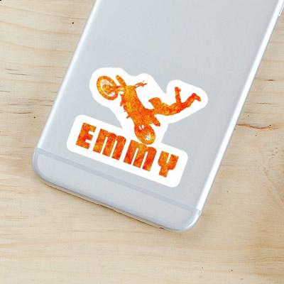 Sticker Motocross Rider Emmy Notebook Sticker Motocross Rider Emmy Gift package Image