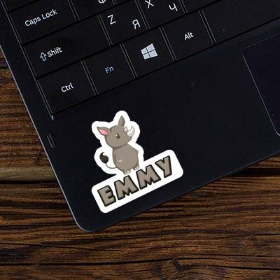 Aufkleber Nashorn Emmy Notebook Image